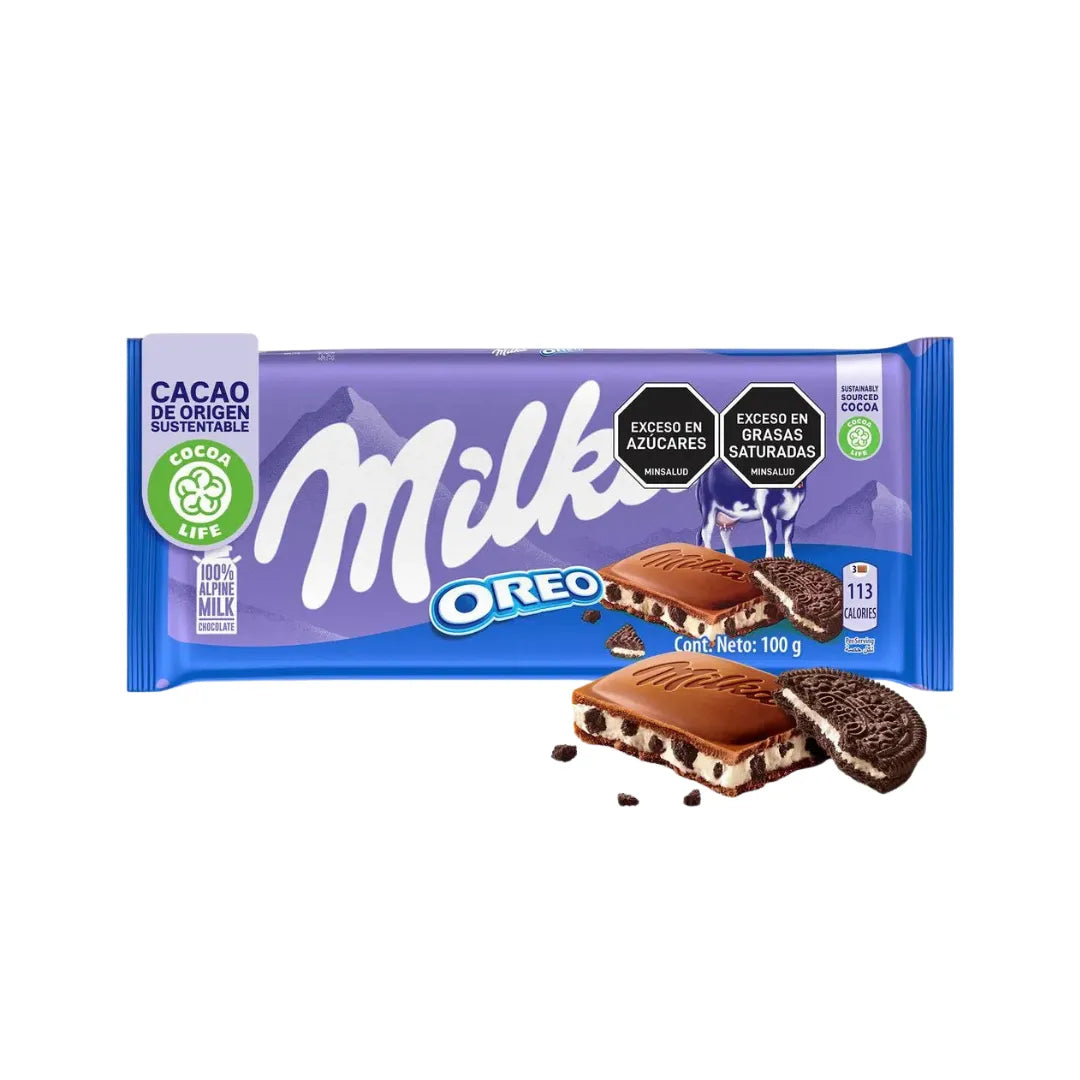 CHOCOLATINA MILKA OREO/AVELLANA X 100GR