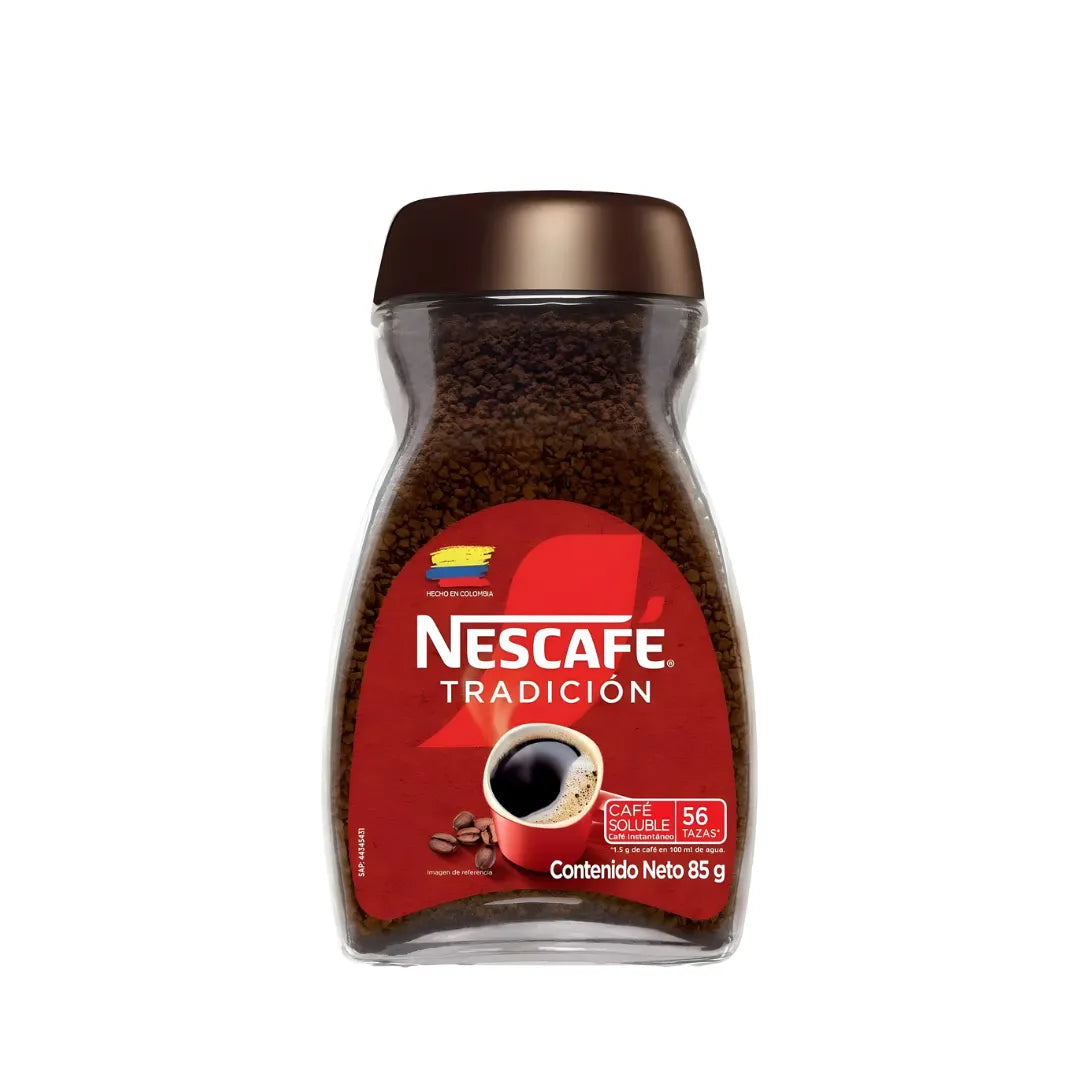CAFÉ INSTANTANEO  NESCAFE TRADRADICIONAL X 85GR