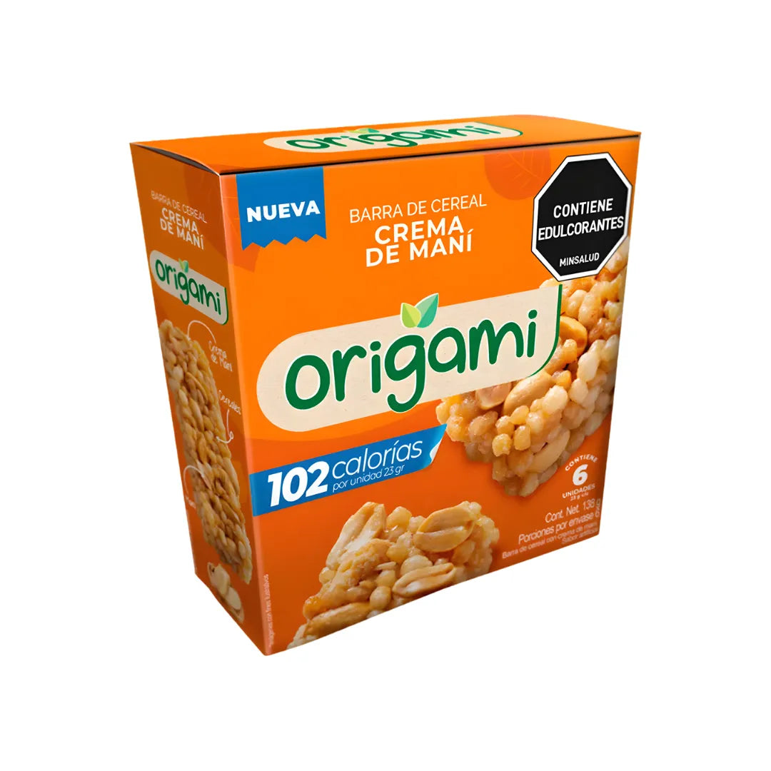 CEREAL EN BARRA ORIGAMI CREMA MANI X 32GR