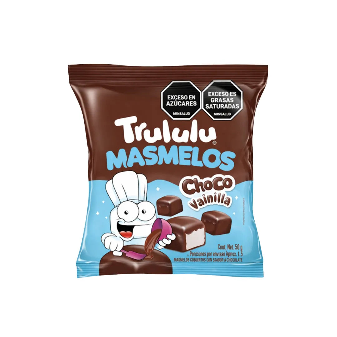 MASMELOS TRULULU CHOCOVAINILLA X 50GR