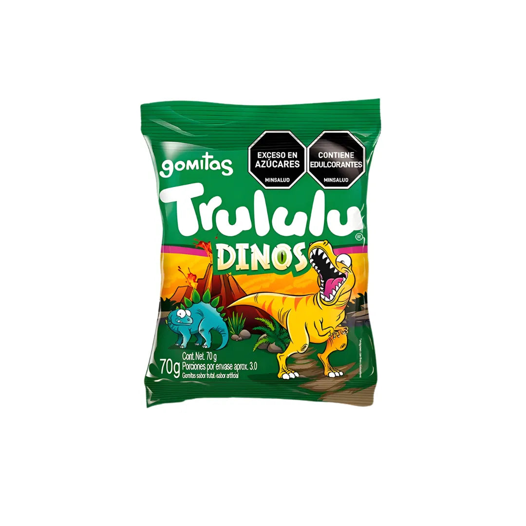 GOMAS TRULULU DINOS 70GR 