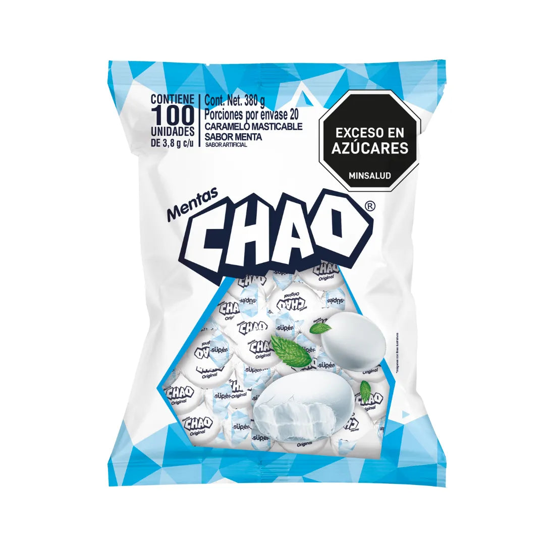 MENTA CHAO INDIVIDUAL MENTA  X 100UND