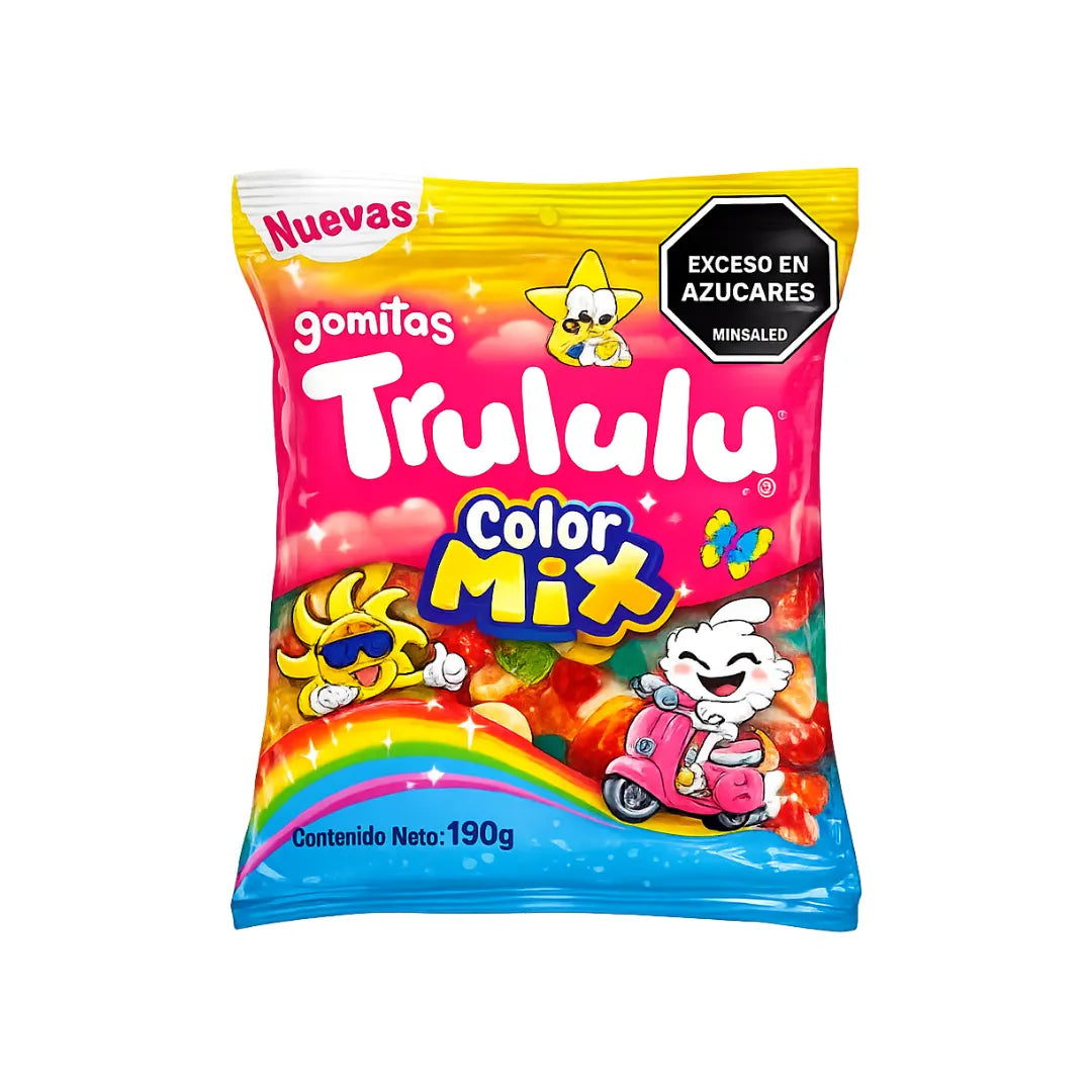 GOMAS TRULULU COLOR MIX 100GR 