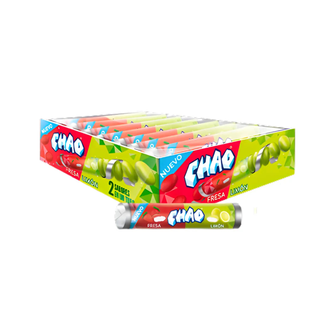 MENTA CHAO FRESA LIMON TUBO X 12UND