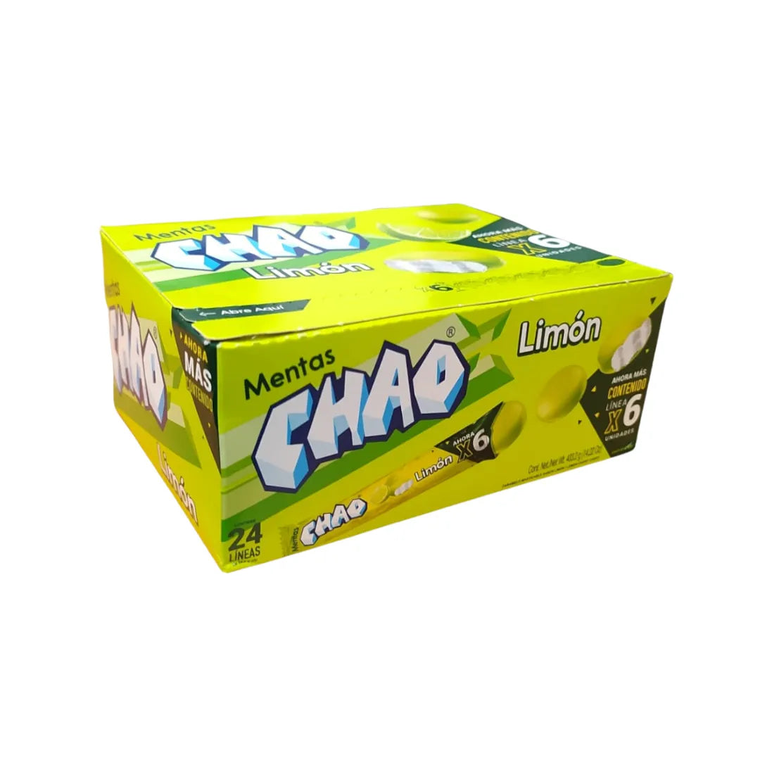 MENTA CHAO LINEA LIMON X 24 UND