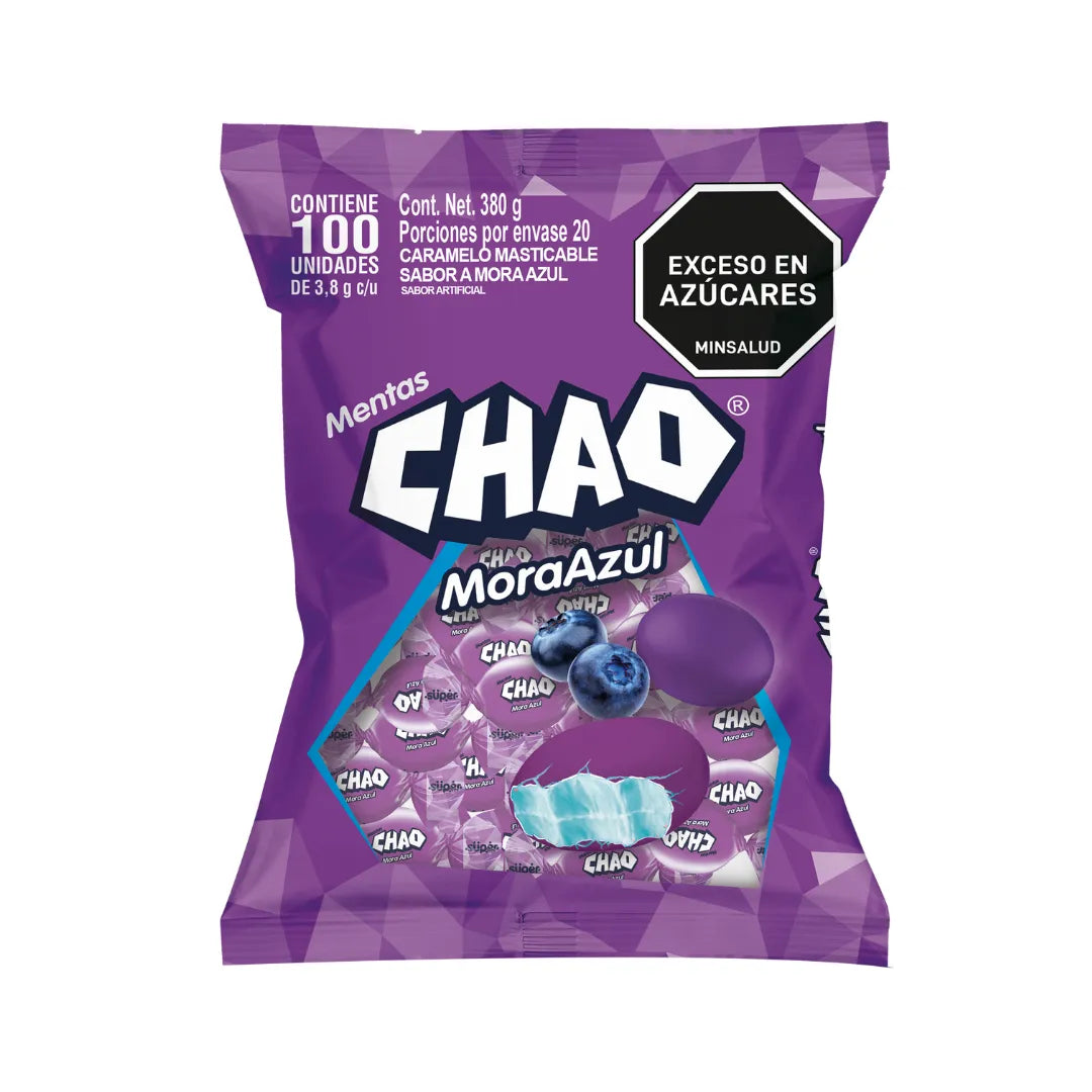 MENTA CHAO MORA AZUL X 100UND