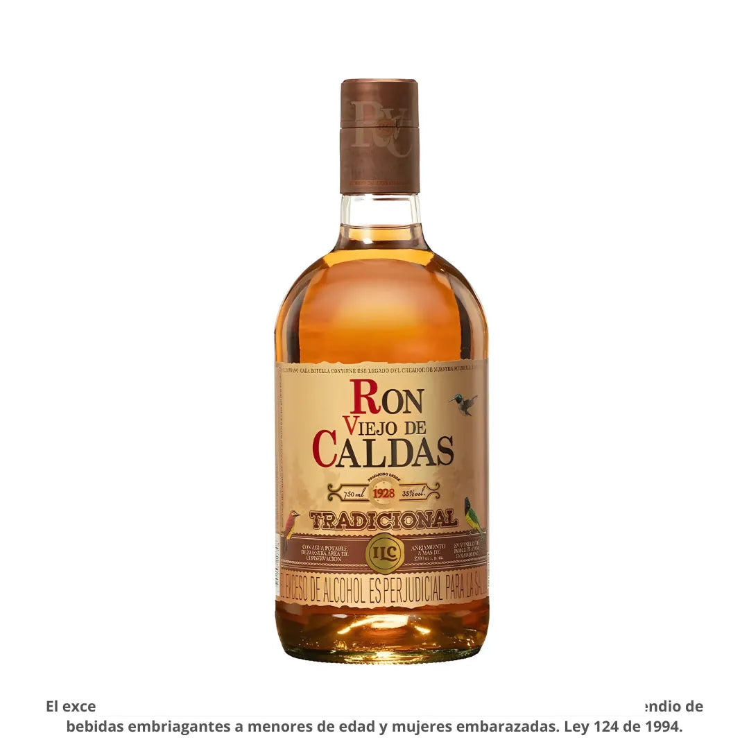RON VIEJO DE CALDAS 3 AÑOS X 750ML