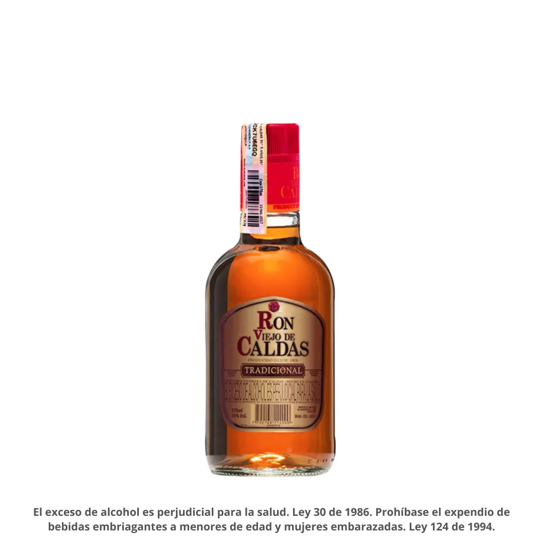 RON VIEJO DE CALDAS 3 AÑOS X 375ML