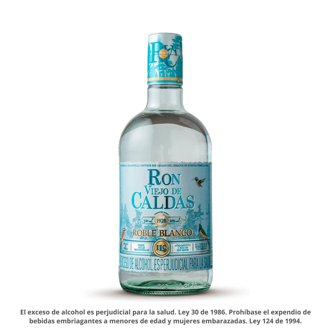 RON VIEJO DE CALDAS ROBLE BLANCO X 750ML