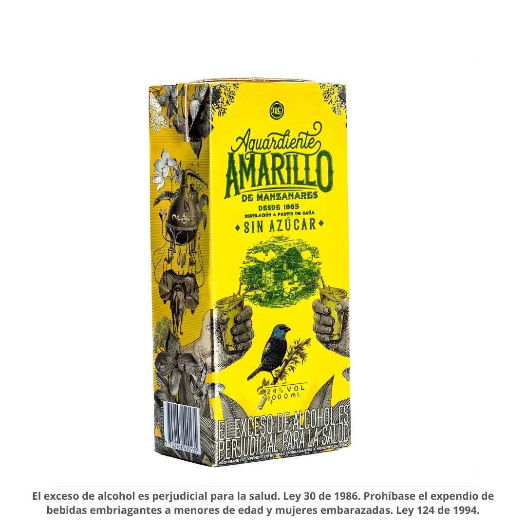 AGUARDIENTE AMARILLO TETRAPACK X 1000ML