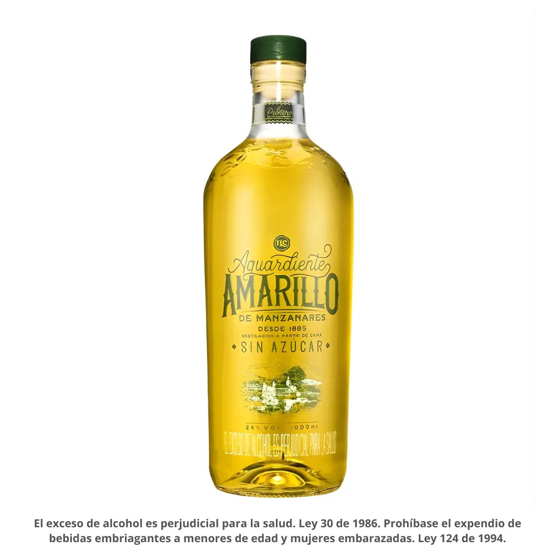 AGUARDIENTE AMARILLO X 1000ML