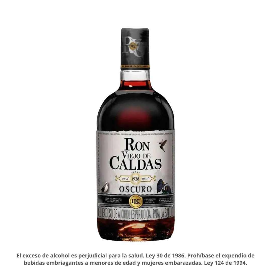 RON VIEJO DE CALDAS OSCURO X 750ML