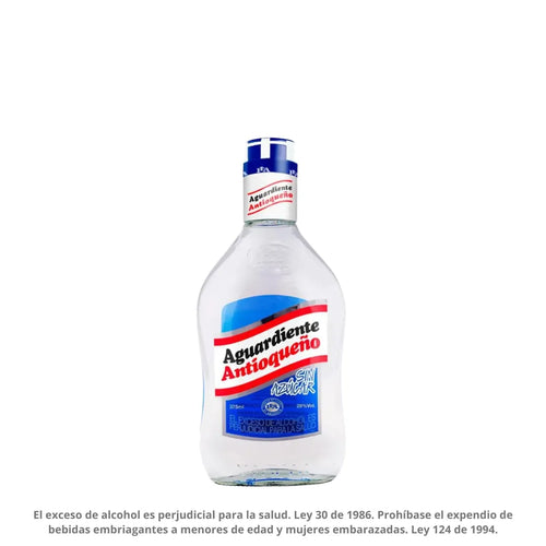 AGUARDIENTE ANTIOQUEÑO AZUL X 375ML