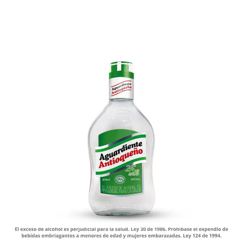 AGUARDIENTE ANTIOQUEÑO VERDE X 375ML