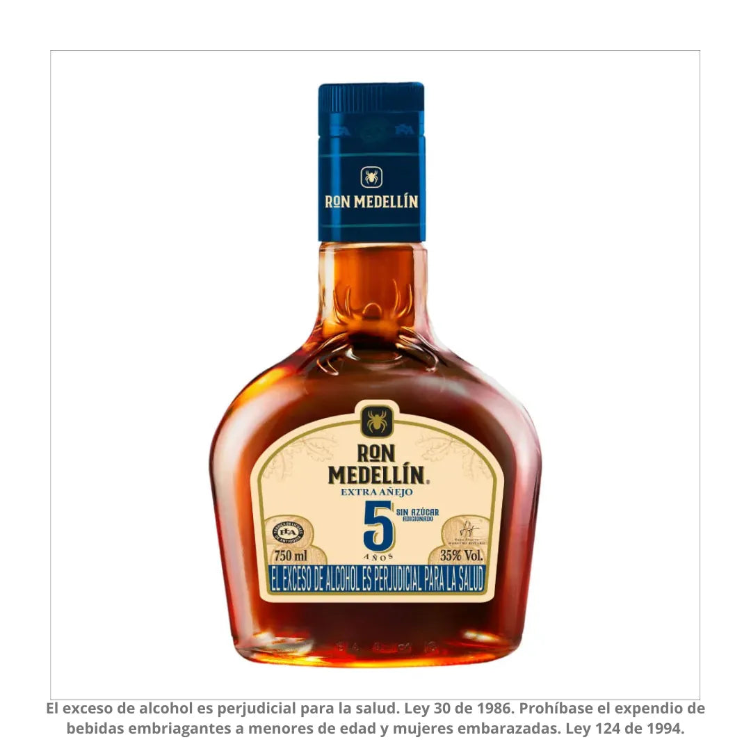RON MEDELLIN 5 AÑOS X 750ML