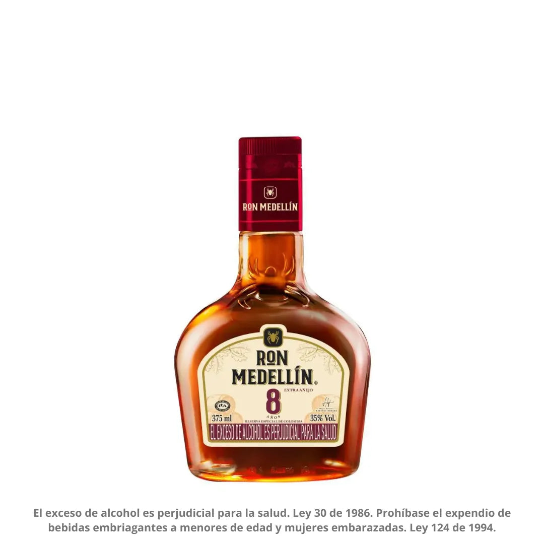 RON MEDELLIN 8 AÑOS X 375ML