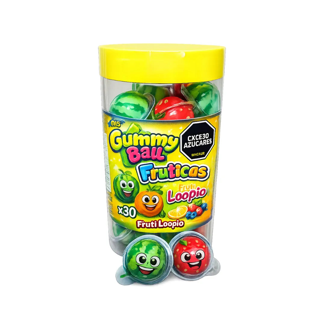 GUMMY BALL FRUTICAS X 30UND