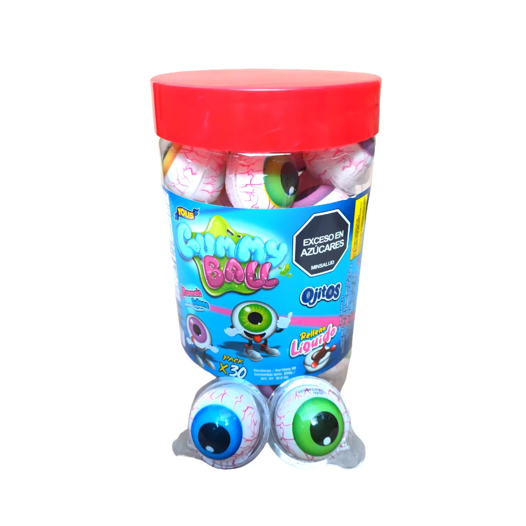 GUMMY BALL OJITOS X 30UND