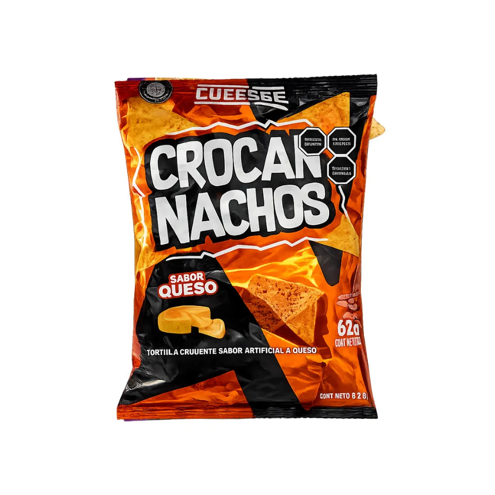 CROCAN NACHOS HOT CHILI 25GR X 12UND