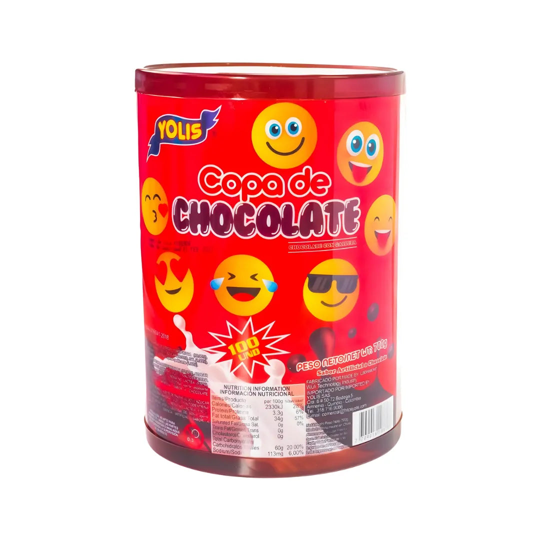 COPA DE CHOCOLATE X 100UND
