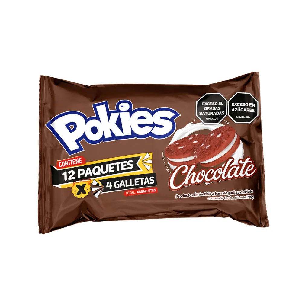 GALLETA POKIES CHOCOLATE X 12UND