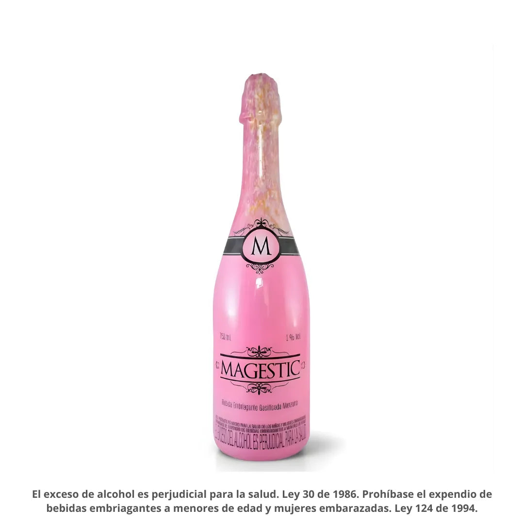 CHAMPAÑA MAGESTIC ROSADA X 750ML