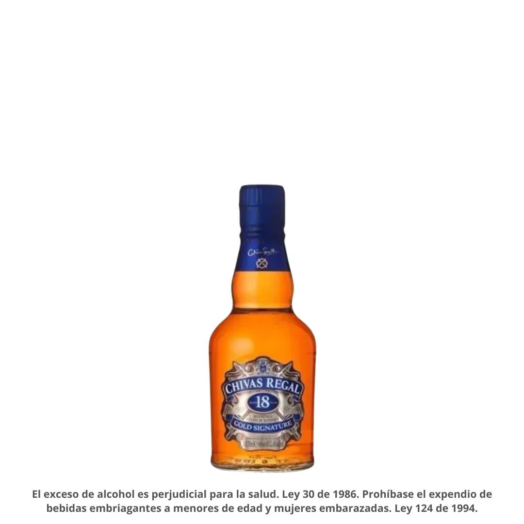 WHISKY CHIVAS REGAL 18 AÑOS X 200ML