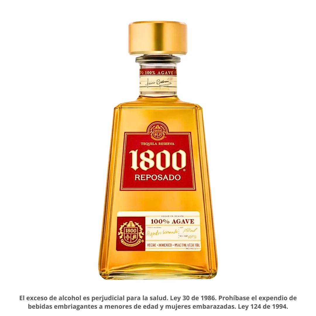 TEQUILA 1800 REPOSADO X 750ML