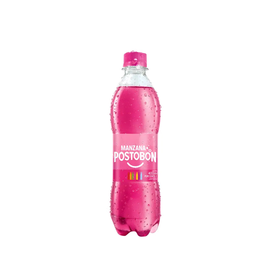 GASEOSA MANZANA POSTOBON 400ML 