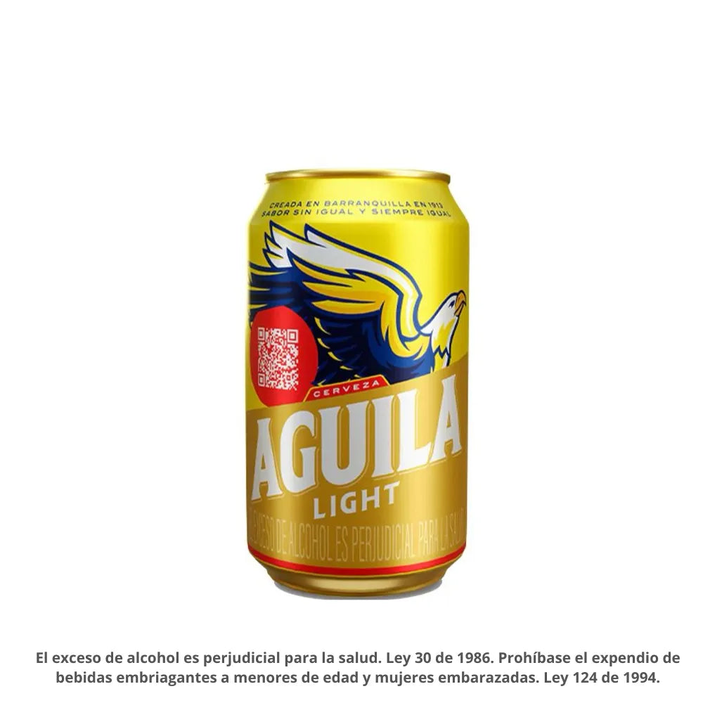 CERVEZA AGUILA LIGHT LATA 355ML