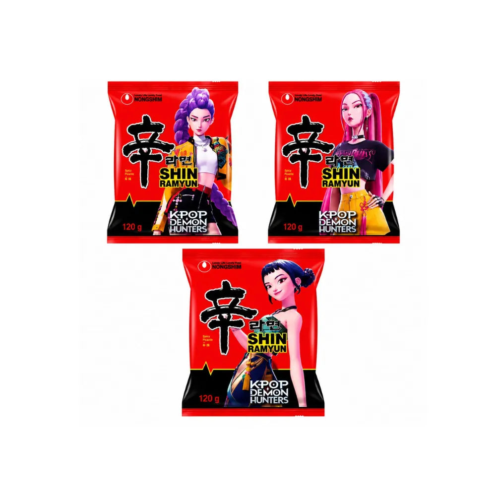 RAMEN SHIN RAMYUN K-POP DEMON HUNTERS BOLSA X 120G