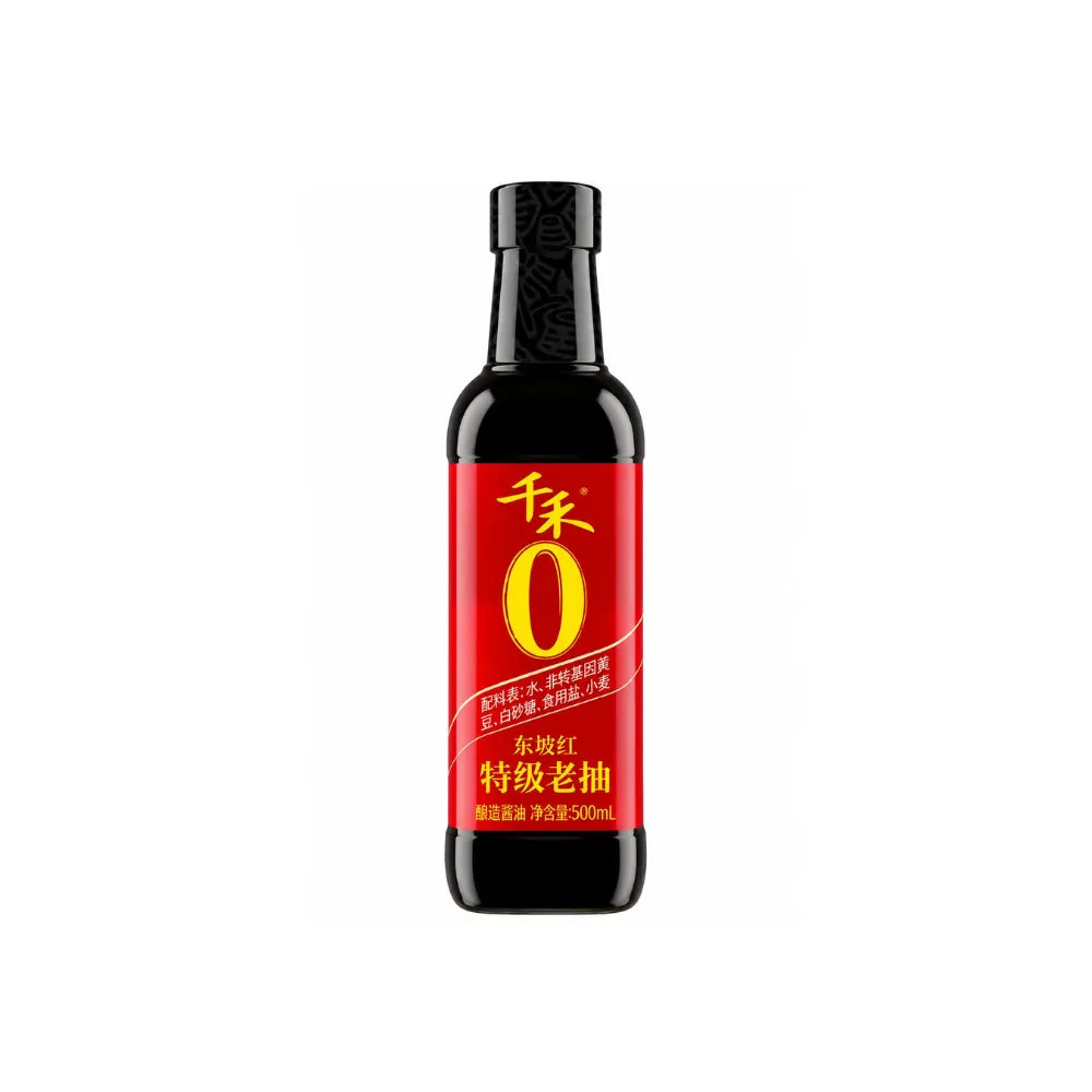 SALSA DE SOYA OSCURA PREMIUM QIANHE 0 X 500ML