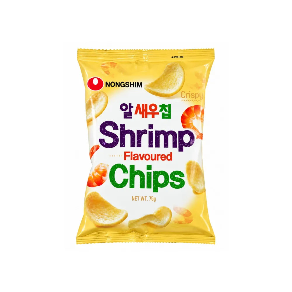 SNACK SHRIMP FLAVORED CHIPS X 75G